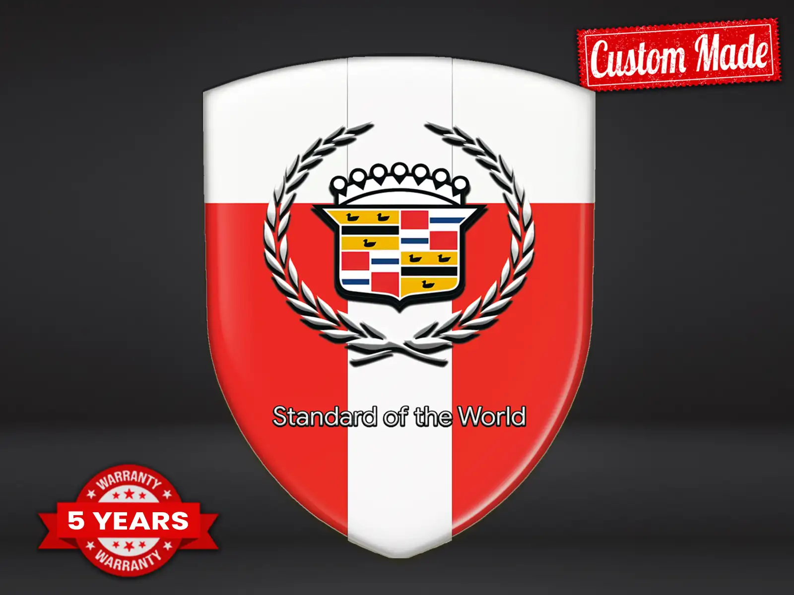 Cadillac Domes Aufkleber Edition Glänzende Racing Labels